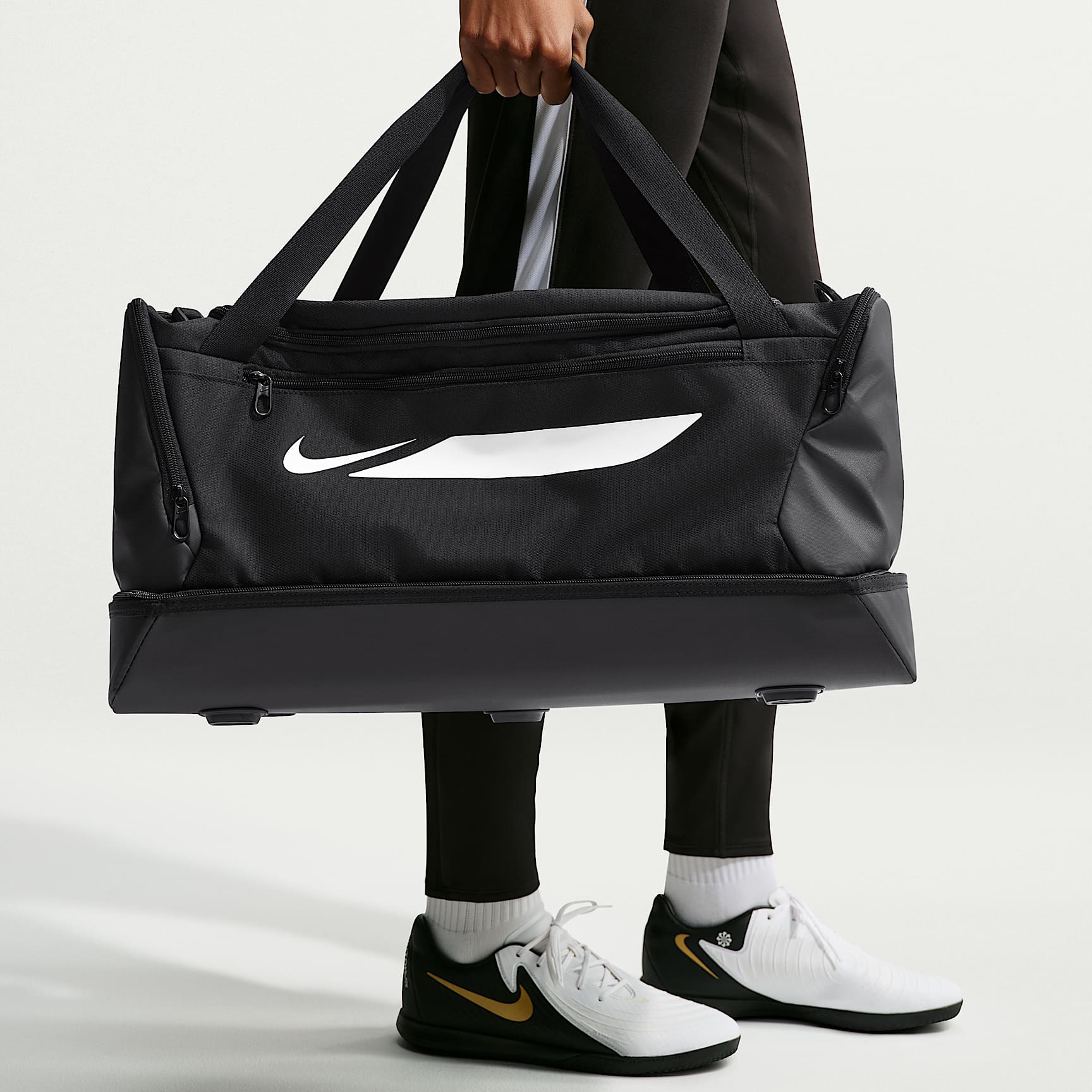 Nike Academy Hardcase Football Duffel Bag (Small, 40L). Nike PT